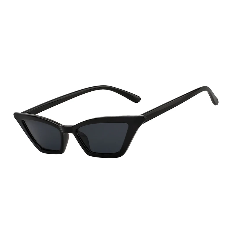 Black w black lens Картер очки уличный стиль леди очки формы "кошачий глаз" в роскошные дизайнерские солнечные очки, Пластик кадров Цвет линзы UV400 - Цвет линз: Black w black lens