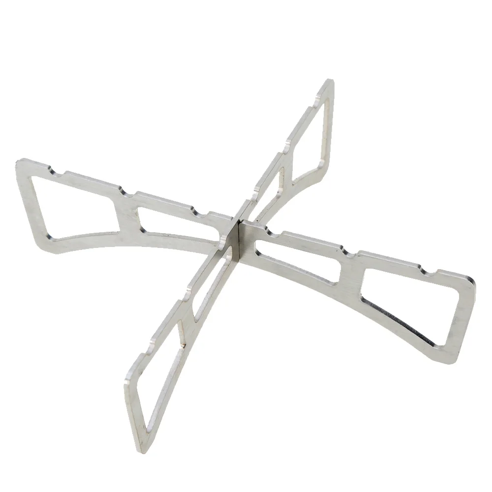 

Portable Durable Stainless Steel Steamers Stand Outdoor Camping Hiking Picnic Cookware Steaming Stand Stove Accessories