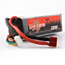 1 шт. Wild Sorpion Lipo батарея 14,8 V 2200mAh 35C 4S для радиоуправляемого квадрокоптера дрона вертолета автомобиля самолета