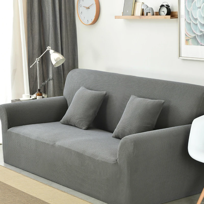 

Modern Elastic Sectional Sofa Cover Furniture Solid Removable Couch Cover For Living Room Universal Dustproof Sofa Slipcovers