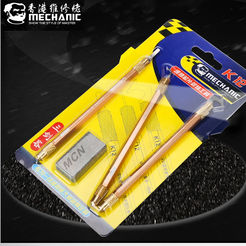 

MECHANIC K12 chip repair tool Dismantling CPU chip knife and Edge cutting chip blade for iphone Motherboard maintenance