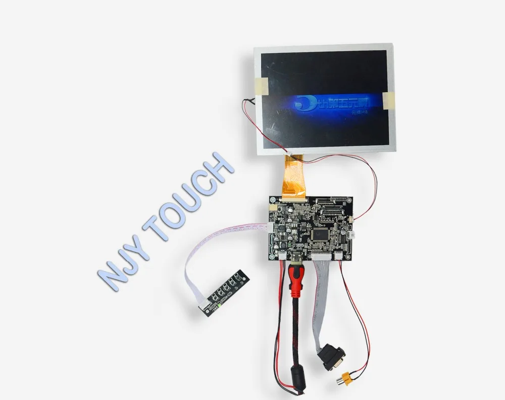 8 inch AUO A080SN01 V0 LCD Screen Panel With HDMI VGA AV Controller Board 800x600 Free Shipping With Tracking