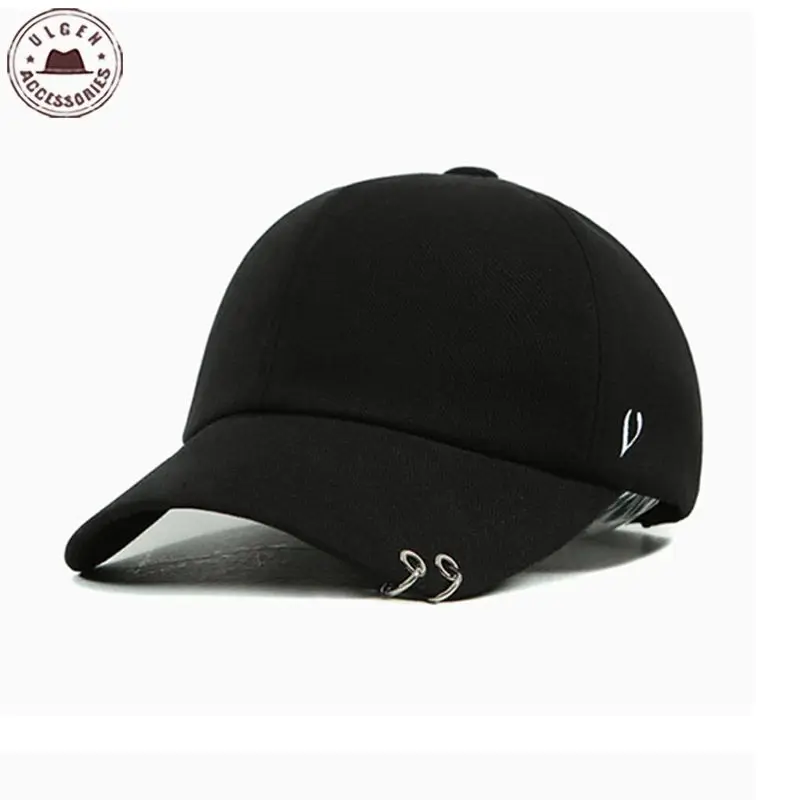 baseball cap with rings