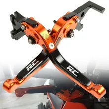 CNC aluminium moto réglable pliant frein d'embrayage leviers pour RC200 RC390 RC125 RC 200 390 250 125 moto pli