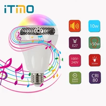 ITimo декоративный динамик оригинальная Ночная подсветка Bluetooth 4,0 многофункциональный музыкальный свет беспроводная Светодиодная лампа изменение цвета