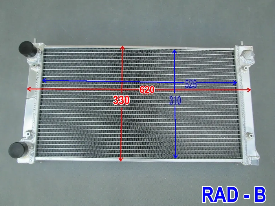 Радиатор из алюминиевого сплава для VW GOLF MK1/2 GTI/SCIROCCO 1,6 1,8 8 V MT