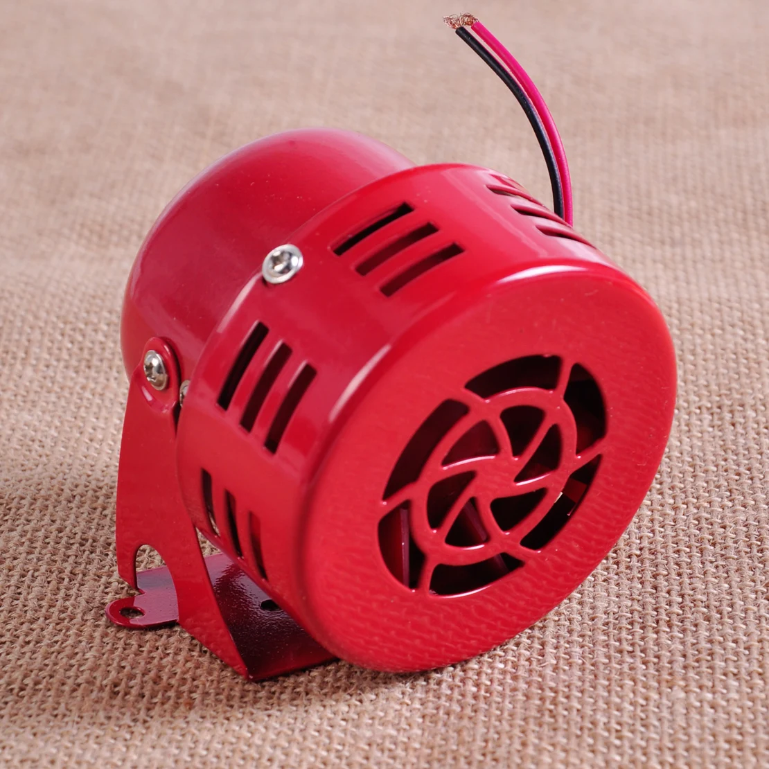 

CITALL 12V 3" Driven Air Raid Siren Horn Alarm Red 1950's for Car Truck Motorcycle Yacht Boat Busses off Road Vehicle