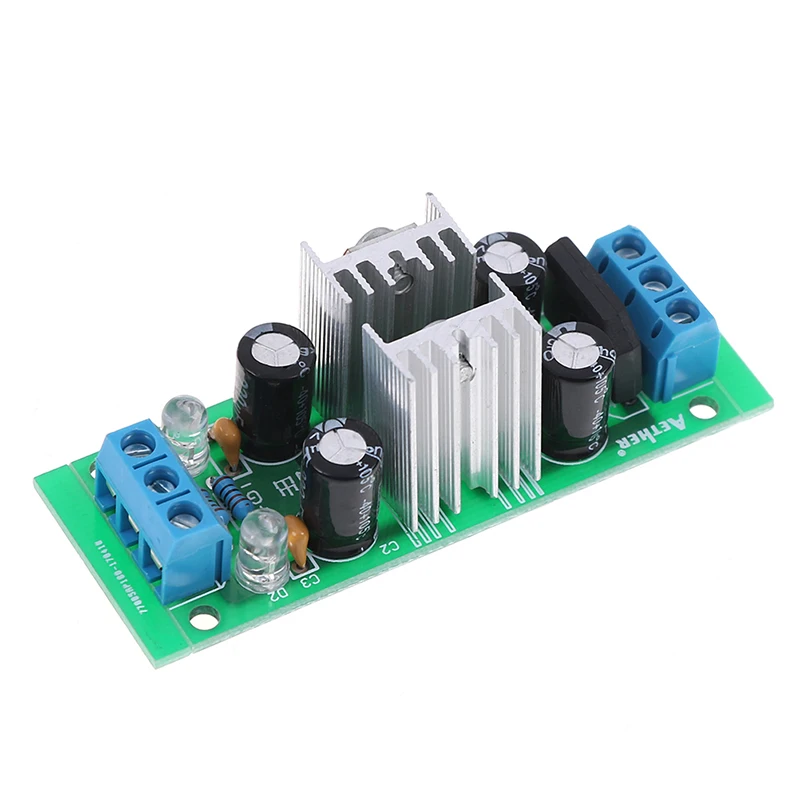 Новый модуль питания постоянного тока 12 ~ 24 В LM7809 + LM7909 +- 9 с двойным регулятором