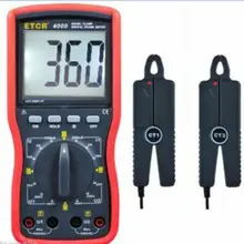 CE ETCR4100 двойной зажим Цифровой трехфазный Измеритель последовательности тестер наивысшего качества