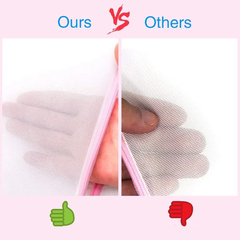  7PCS Mesh Laundry Bags Reuse Durable Washing Machine Bag for Delicates Blouse Hosiery Underwear Bra