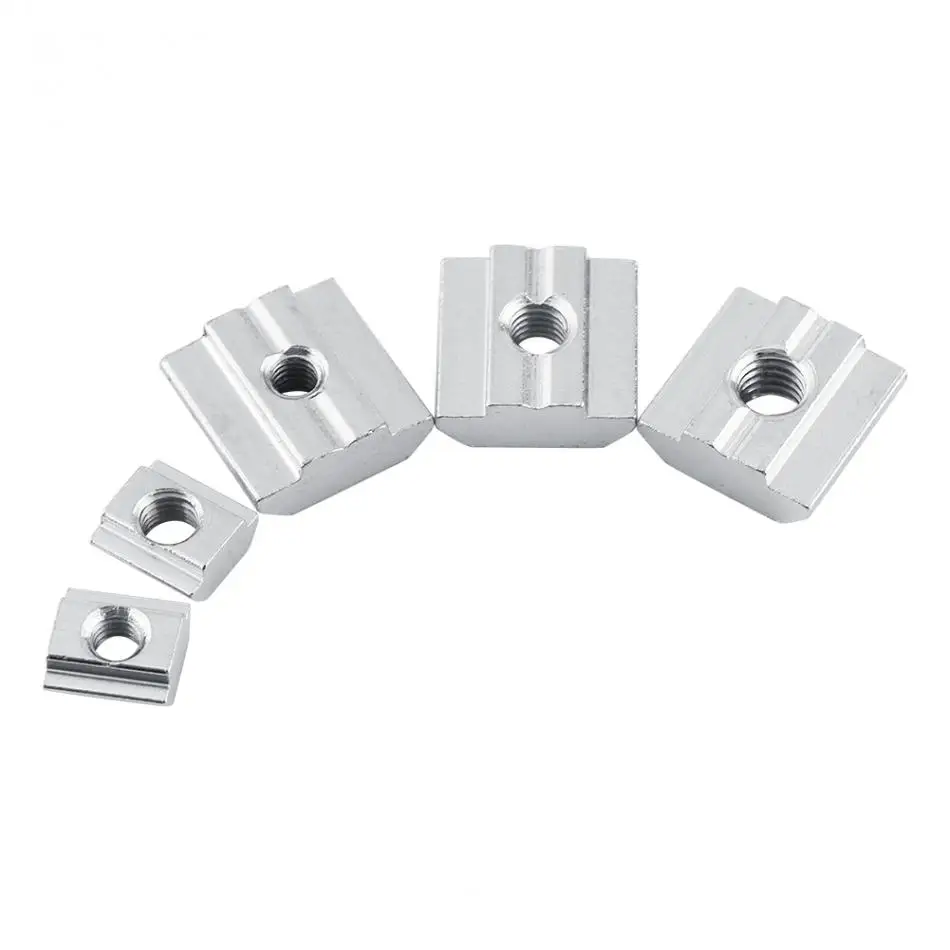 Buy 50pcs Hammer Head Nut Block Square T slot Nuts