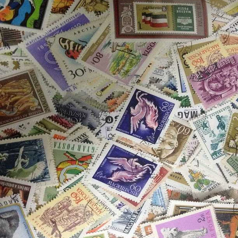 100 шт./лот, не использованные с почтовой маркой, в хорошем состоянии, все разные большие и средние почтовые марки