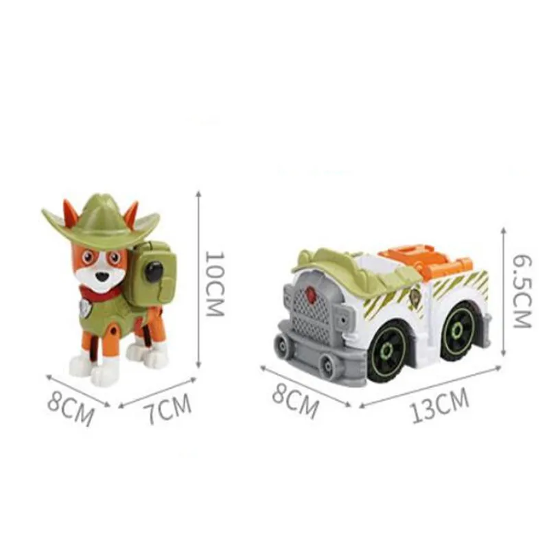 Стиль Paw Patrol Dog аниме детские игрушки есть музыка Patrulla Canina фигурка модель детские подарки на день рождения