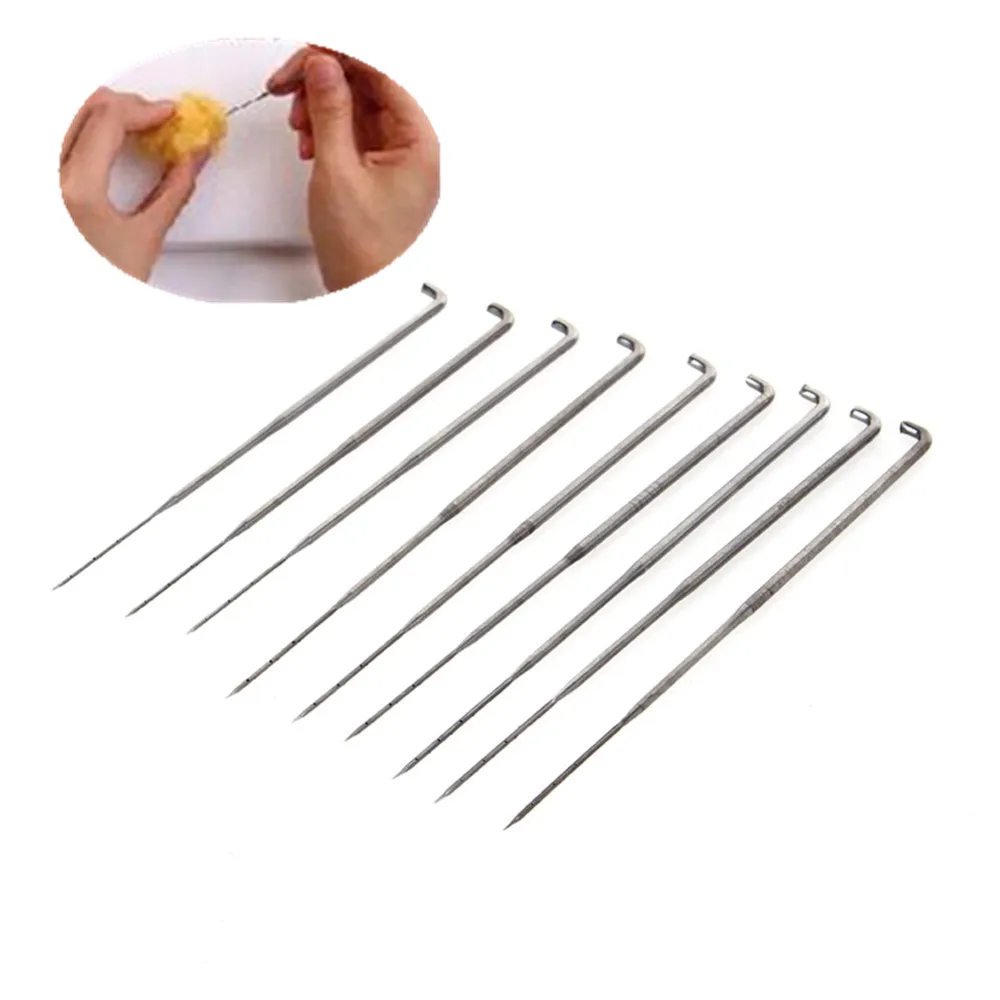 

9Pcs Craft Felting Needles Tools Set 3Pcs Thick 3Pcs Middle 3Pcs Slender Wool Felting Mix Hand Craft Needle Felting DIY Tools