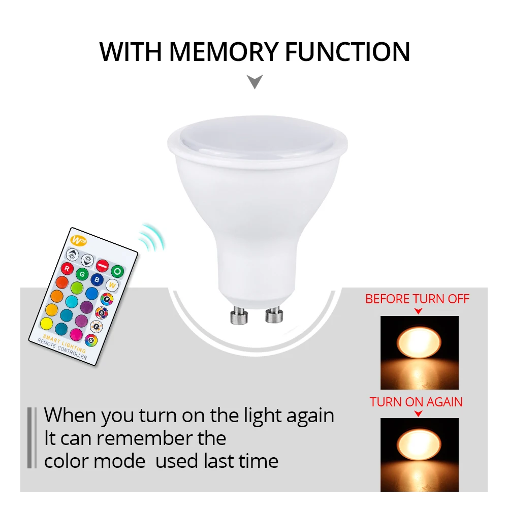 RGB RGBW Рождественский Декор атмосфера B22 E27 LED ночник лампа GU10 прожектор с