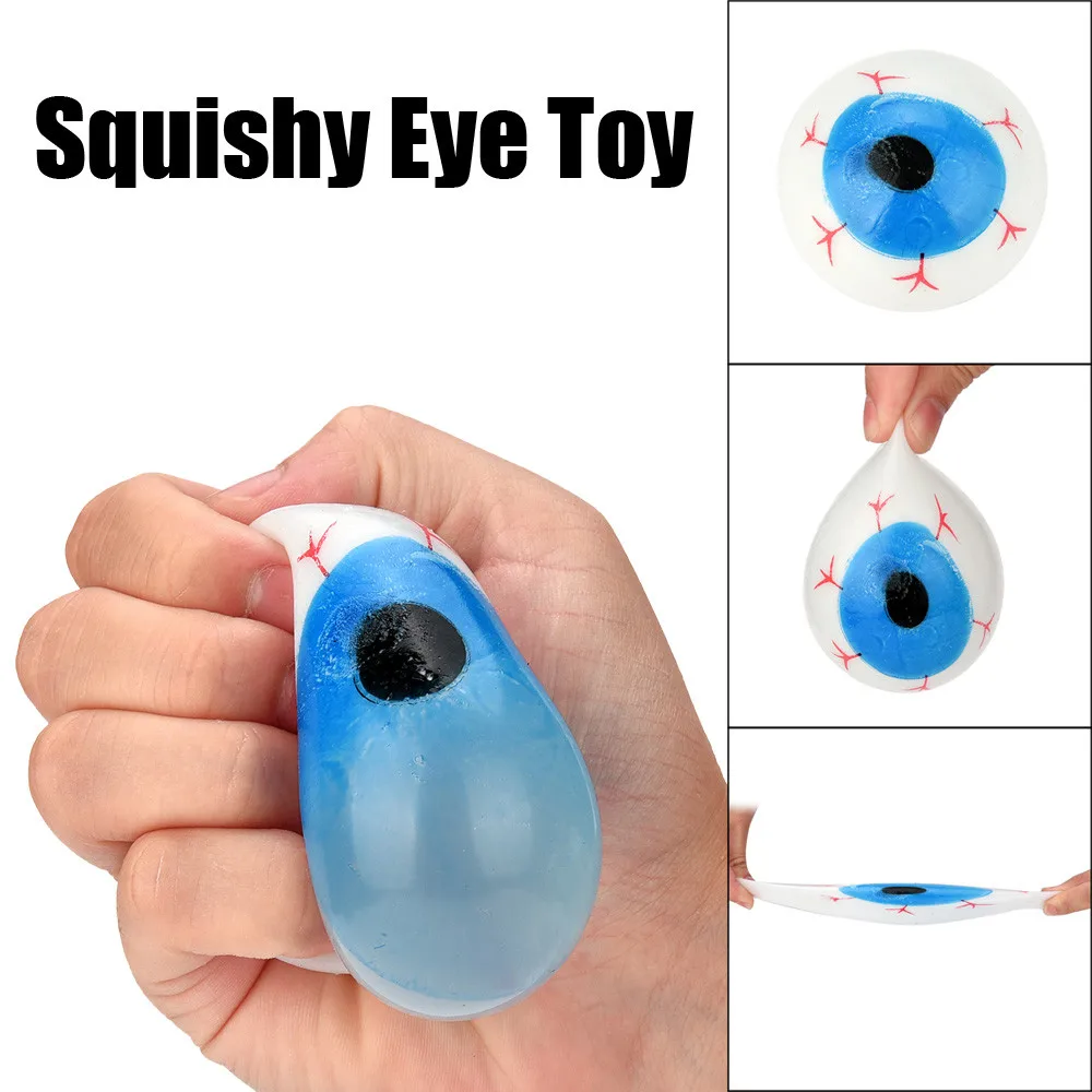 Creative 6CM Novelty Eye Toy Eyeball Squeezable Squishy Toy Stress Relief Ball For Fun Kid