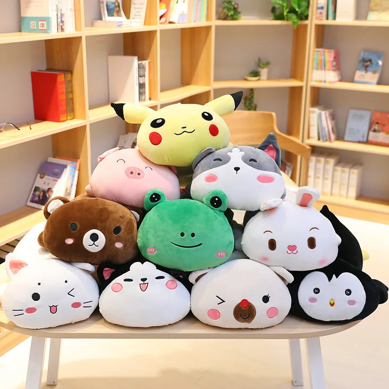 50 см Kawaii панда свинка, хомяк лягушка медведь плюшевые игрушки на коленях Подушка мягкие игрушечные Животные Кукла Диван Подушка Детские игрушки подарок
