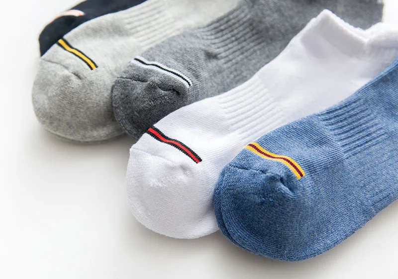 Хлопчатобумажные мужские носки, размер 39-44, высококачественные Повседневные Дышащие Короткие носки-лодочки, Прямая доставка