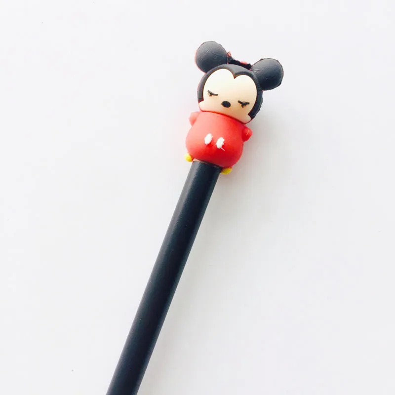 1 шт., гелевая ручка для мыши Kawaii, ручка для письма, школьные канцелярские принадлежности, черные чернила, 0,5 мм