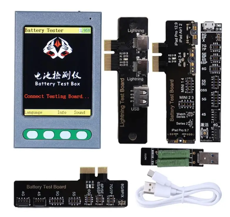 1 компл. USB-тестер кабеля для передачи данных тестер батареи проверка чистого