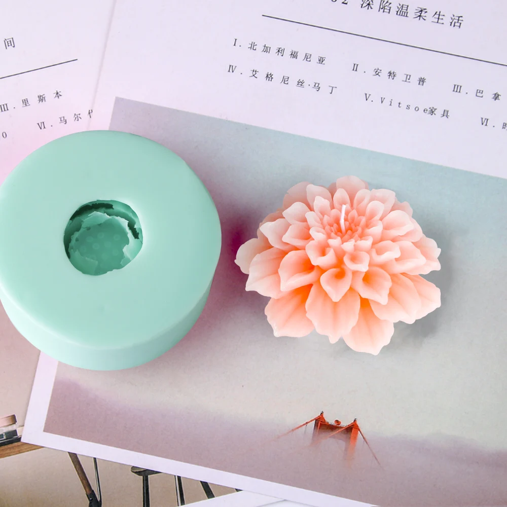 PRZY HC0032 силиконовая форма для свеч глина цветов свадьбы свечи смолы DIY