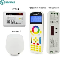 2018 New 2.4G MI.Light Wireless WIFI RGB Led Controller Strip Bulb Lamp Internet Remote Controller Compatible with IOS, Android