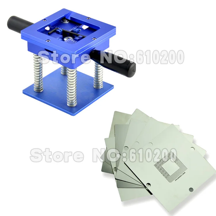 Freeshipping 90*90mm BGA Reballing stencils XBOX PS3 CXD WII+ Blue Handgrip BGA Reballing Station 90mm Stencil Kit freeshipping 100% new intel 82801hbm ic chipset with bga stencil 90mm nh82801hbm