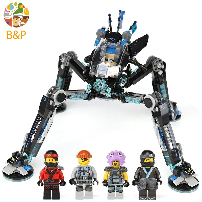 

06054 Ninjagoing Movie Water battles anime action Figures Building Blocks Bricks Toy Kids Gifts Compatible With 70611