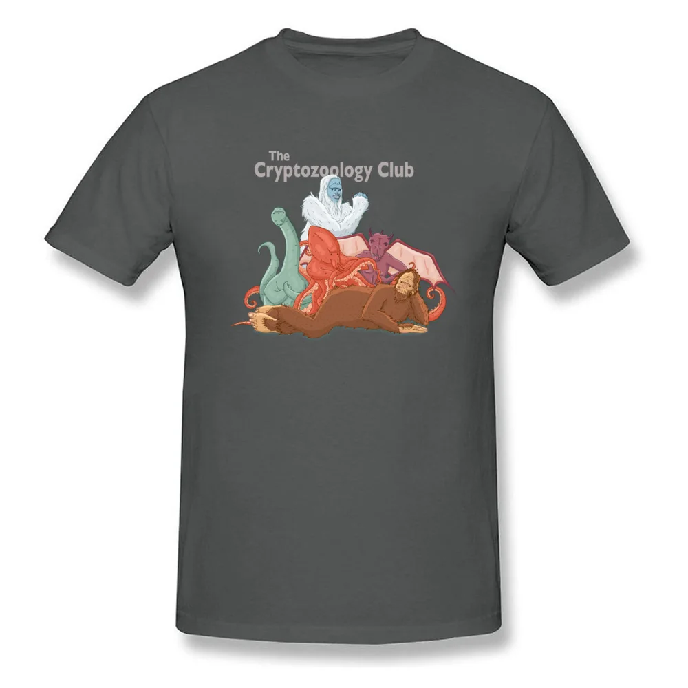 2018 Discount The Cryptozoology Club Short Sleeve T Shirt Labor Day O Neck All Cotton Tops Tees for Adult Tee-Shirt Street The Cryptozoology Club carbon