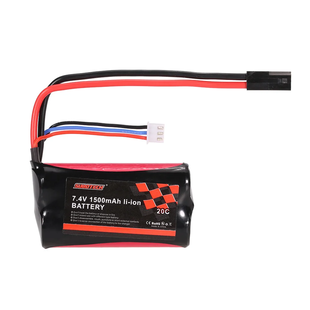 

7.4V 1500mAh 20C Li-ion Battery 2s for SUBOTECH BG1506 BG1507 BG1513 RC Car