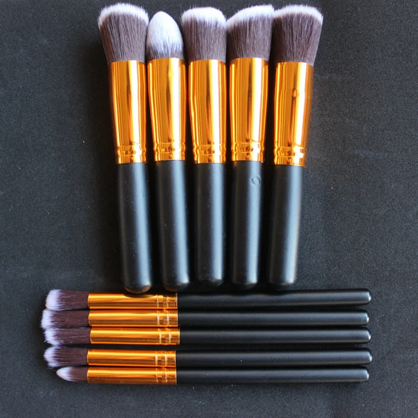 

DOWERME Makeup Brushes Professional pincel maquiagem New Makeup Brush 10 pcs Cosmetic Make Up brushes Set estojo de maquiagem
