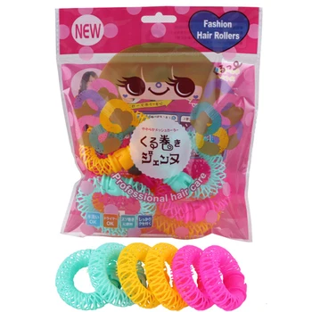 

Donuts Curly Hair Styling Roller DIY Hair Curlers Hairdress Magic Bendy Curler Spiral Curls Hair Styling Tools Hair Accessories
