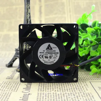 

New Radiator CPU Cooler Fan For Inverter FFB0824EHE 24V 6A37 5700RPM 80*80*38mm 3 Pin Mainboard FG Speed Singnal Cooling