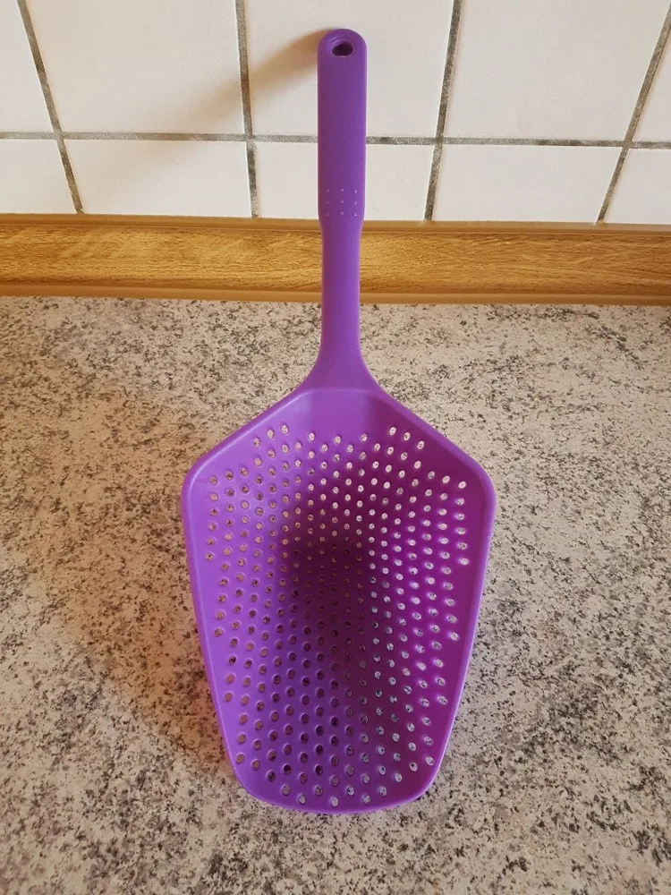 Cooking Shovels Vegetable Strainer Scoop Nylon Spoon High temperature resistant pressure Colander Soup Filter Kitchen Tool C1023