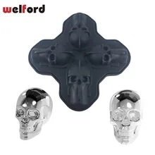 3D череп Форма Ice производитель кубиков шоколад плесень Мороженое DIY инструмента виски винный коктейль силиконовая для кубиков льда формы