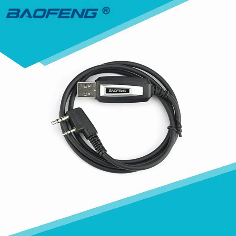 2 шт. Baofeng USB Кабель для программирования + компакт диск с драйверами Pofung UV 5RE 5R 888S 82
