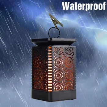 

Flame Solar Lights LED Dancing Flickering Lamp Waterproof Solar Lantern Light Garden Waterproof Decorative Path Lights Lawn Lamp
