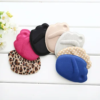 

1/2/3 Pairs Breathable Women High Heel Shoes Foot Cushions Solf Forefoot Anti-Slip Insole Pad Foot Care Tool