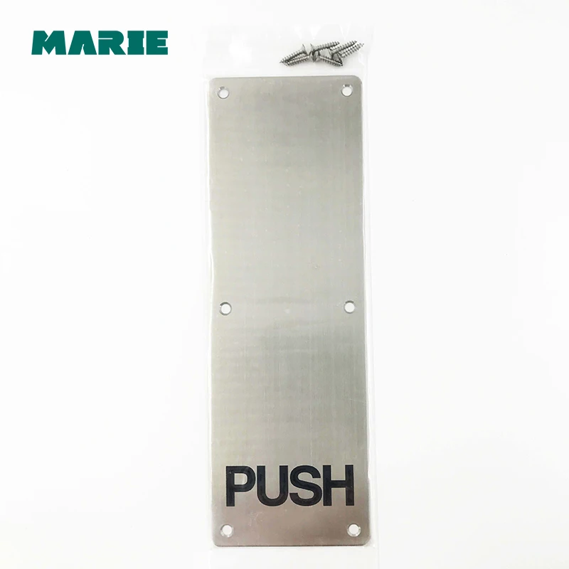 SP023 Door Plate Public Area Sign Plate Indicator Stainless Steel Pull Push