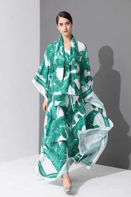 Arrivée Sexy V Imprimer Robe Empire Grand As Lâche souris Manches Dentelle Cou Pic Long 2018 Chauve Up Vintage Nouvelle Swing Femmes 1YxXF1dq