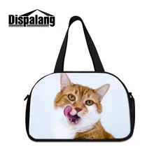 Женские многофункциональные дорожные сумки с принтом кота, сумки для путешествий, сумки для девушек, сумки для ручной клади, холщовые сумки через плечо, сумки-тоут для выходных