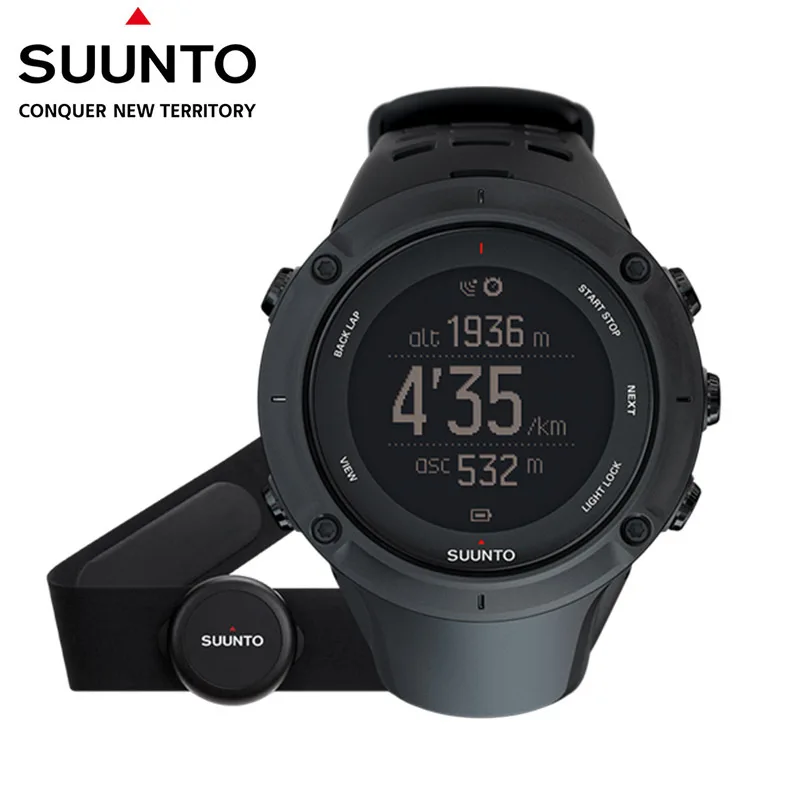 Suunto Ambit3 Peak Black HR GPS Mobile Connection Watch SS020674000|watch  heart rate calories|watch highwatch book - AliExpress