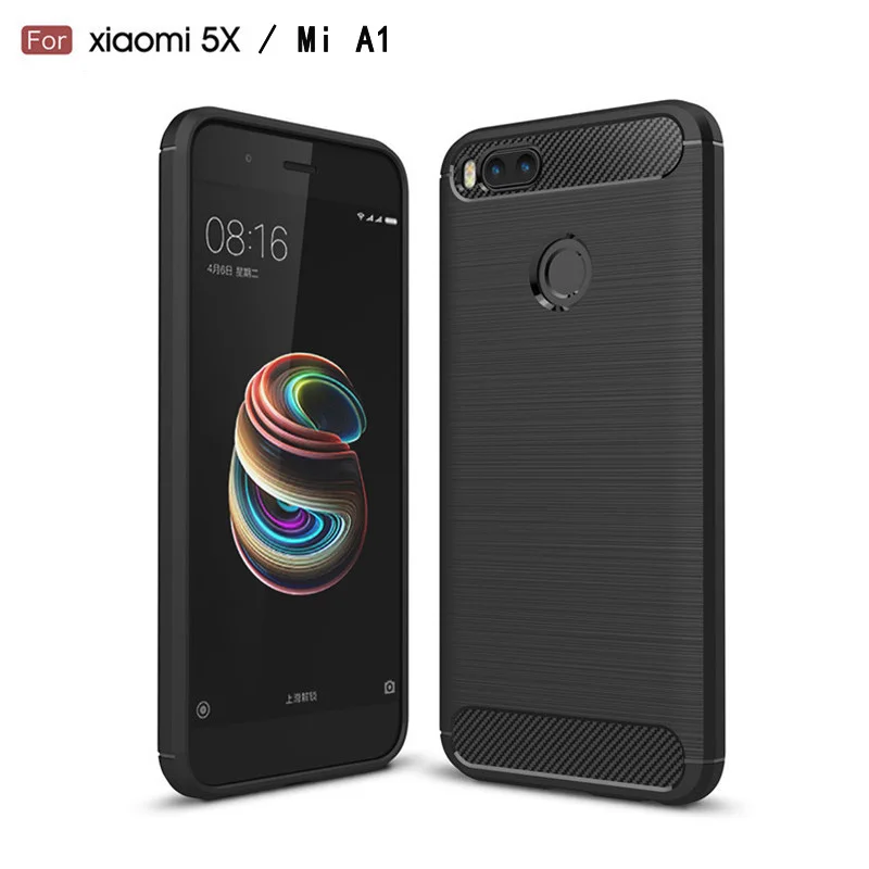 

Fitted Cases For Xiaomi Mi A1 / Mi 5X New Anti-knock Soft Silicone TPU Back Cover Mobile Phone Case