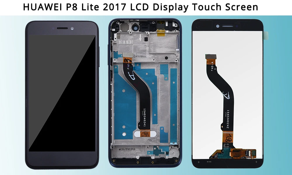 Huawei P9 Lite, ЖК-дисплей, сенсорный экран, дигитайзер для huawei P9 Lite, ЖК-дисплей с рамкой P8 lite PRA LA1 LX1 LX2 LX3
