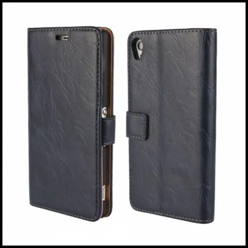 Для Sony Xperia Z3 Ретро жатый бумажник PU Стенд кожаный чехол телефона для телефона|case