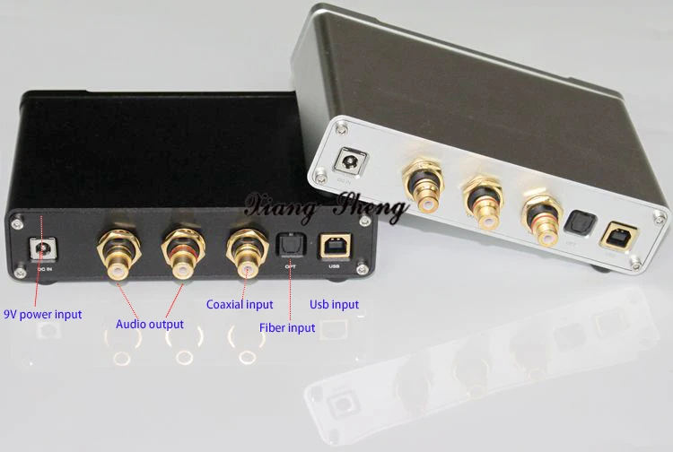 Xiang sheng HiFi Es9038 DAC OPA1611 OPA1612 Op Amp волоконный коаксиальный USB DSD декодер серебристый черный es9038 DAC