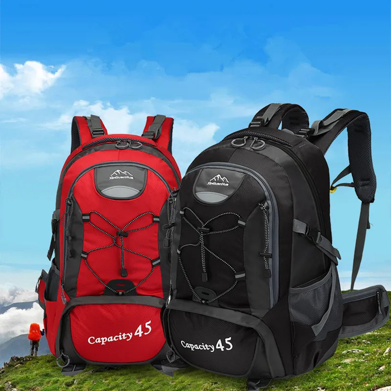45L Outdoor Sports Trekking Backpacks Climbing Hiking Travel Waterproof Backpacks Men Women Backpacks