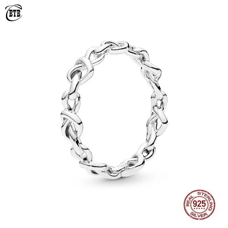 Подлинное 925 пробы Серебряное кольцо с прозрачным кубическим цирконием для женщин очаровательное хорошее свадебное ювелирное изделие
