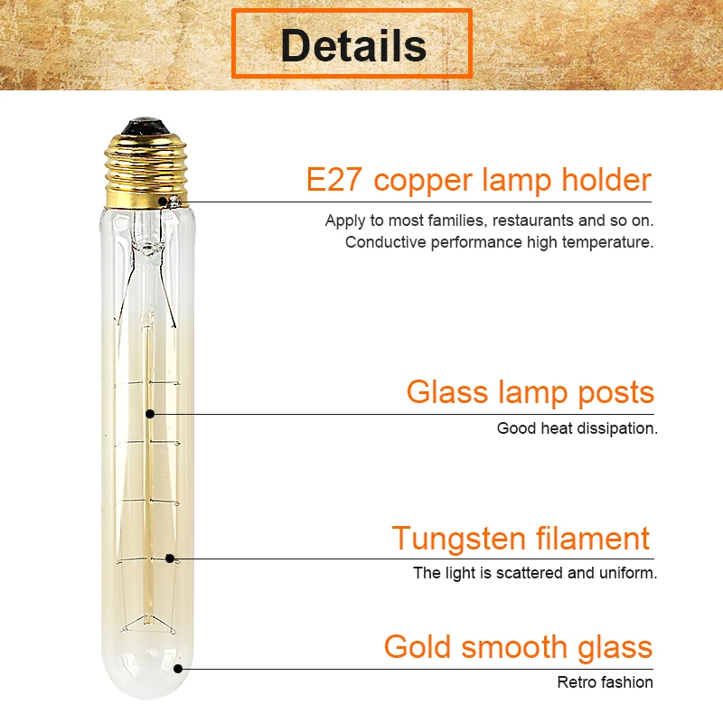 Винтасветильник лампа накаливания в стиле ретро E27 220 В|e27 vintage|edison bulbincandescent bulb |