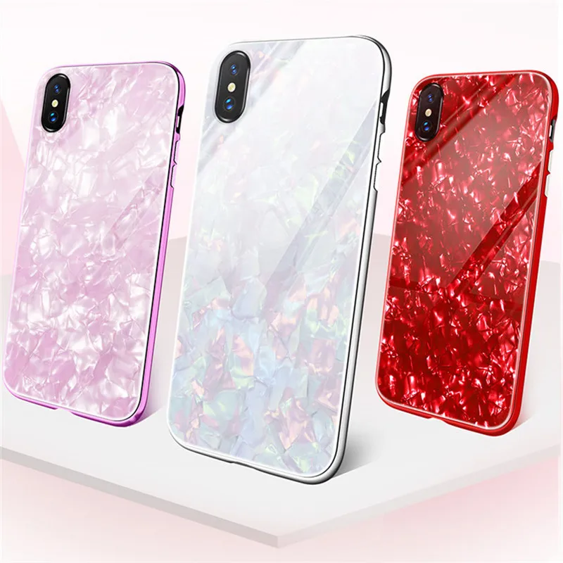 

360 Magnetic Adsorption Aluminum Phone Case For iPhone X Jelly Tempered Glass Cover For iPhone 7 7plus 8 8 plus Case Capinha